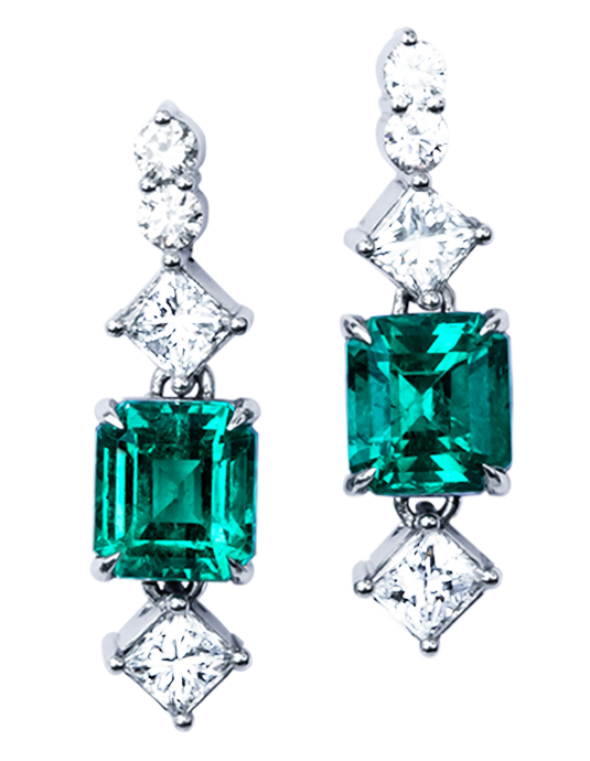 Colombian Emerald Earrings